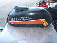 photo honda 125 cb twin reservoir